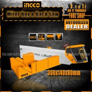 INGCO Original Mitre Saw Miter Box and Back Saw SET HMBS3008