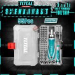 TOTAL Original 55 Pcs Screwdriver Set - Industrial By Tool Shop - TACSD30556