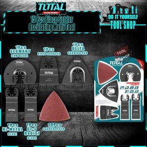 Total 15 Pcs Oscillating Blade Multi-Tool TAKTMT1502 in pakistan