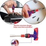 Emtop 24 Pcs Ratchet T-Handle Set EBST02402
