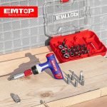 Emtop 24 Pcs Ratchet T-Handle Set EBST02402