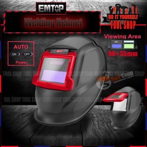 Emtop Auto Darkening Welding Helmet Big Viewing Area EWHT0102 Total Auto Darkening Welding Goggles TSP9401 Tool Shop Pakistan
