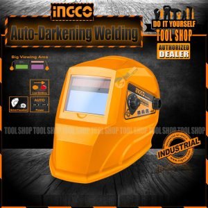 Ingco Industrial Auto Darkening Welding Helmet Big Viewing Area AHM0061 Total Auto Darkening Welding Goggles TSP9401 Tool Shop Pakistan