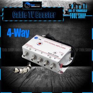 JMA 4 way Cable TV Signal Booster CATV Signal Amplifier 20DB 220V 1 IN 8 OUT 30DB 220V jma catv signal amplifier booster 8 way 30dbi - toolshop.pk
