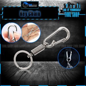 Metal Spring Car Keychain Spring Rope