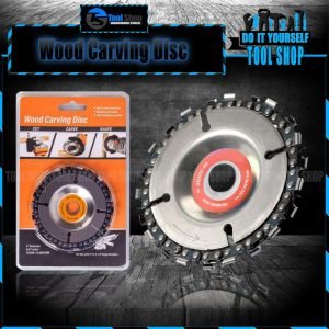 Grinder Disc and Chain Wood Carving Disc for Use with 4" or 4-1/2" Angle Grinders