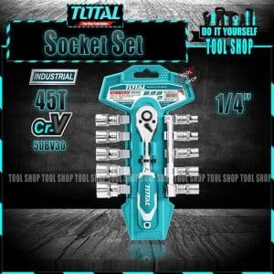 TOTAL THT14114126 12 Pcs Ratchet Socket Set total tool pakistan