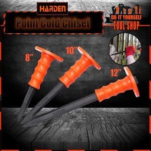 Harden Point Cold Chisel Carbon Steel 8, 10 & 12 Inch 610811 610812 610813 harden pakistan