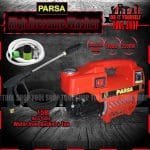 MAX High Pressure Washer PARSA-98E7C for Multiple Use, Solar Panel Cleaning, Car Wash, Ac Wash, Garden, Plants and Much More – Induction Motor 2200W – 110Bar – 8M Hose Cable