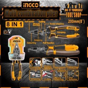 ingco combination plas plier cutter nose in pakistan