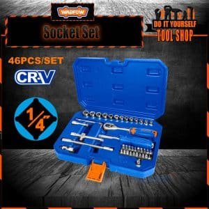 WADFOW 45 Pcs 1/4" socket set WST4D45
