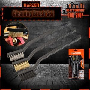 Harden Professional Nylone Brush Steel Brish Brass Brush 3Pcs Brush | 660241