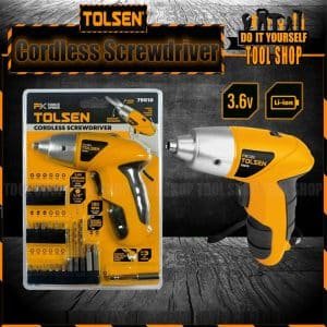Tolsen 26Pcs Lithium-Ion Cordless screwdriver in pakistan